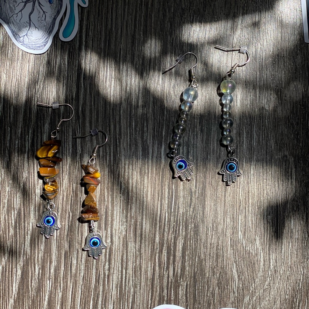 Dangling earrings